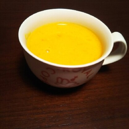 豆乳だけで飲むと苦手でしたが、スープにするととっても美味しくておかわりしました！ありがとうございます(*^^*)